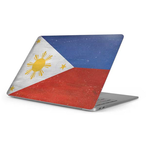 Philippines Flag Distressed Apple MacBook Pro 16-inch Skin
